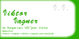 viktor vagner business card